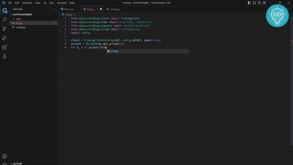 Creating a Trading Bot in Python to Buy/Sell Stocks