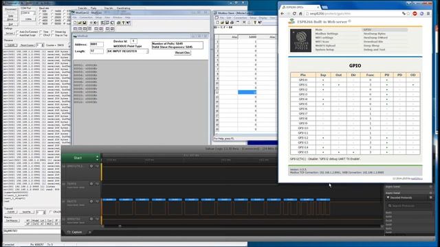 ESP-8266 Modbus TCP RTU RS-485 смотреть онлайн