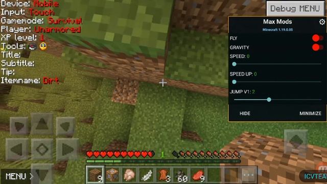 Mod Menu 1.19 | Hack client for Minecraft pe 1.19 | Minecraft bedrock edition смотреть онлайн