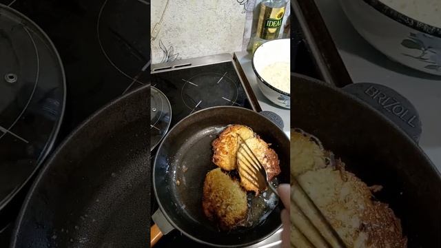 жарю драники картошка и кабачок