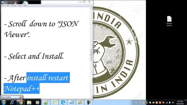 How to format JSON in Notepad++ ? смотреть онлайн