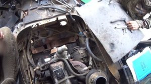 Замена насоса на моем уазике Буханка - прокладка из бумаги