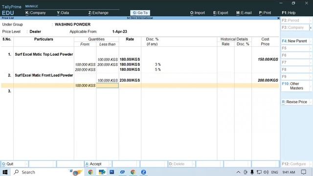 About Price Level List in Tally Prime | Advance Tally Prime | GIT Education смотреть онлайн