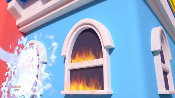 Wheels On The Fire Truck | Nursery Rhymes and Songs for Babies | Firefighter Song For Kids