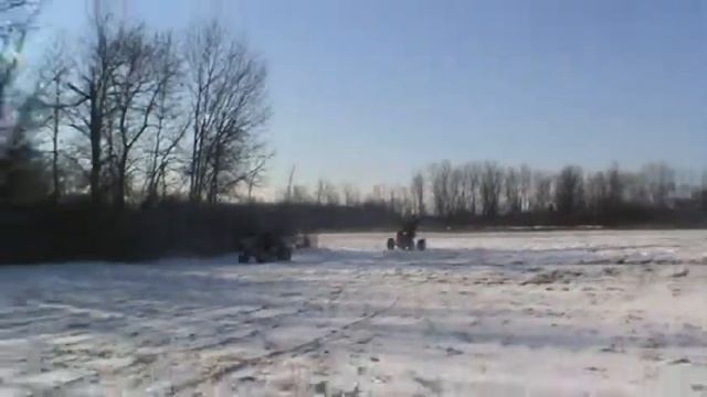 Yamaha Banshee and Honda TRX 250-ex. смотреть онлайн