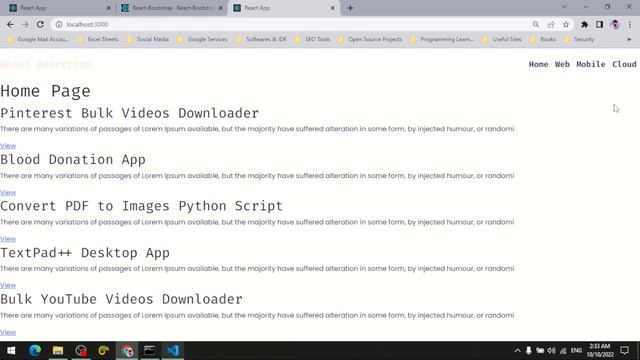Strapi+GraphQL & ReactJS Crash Course - Lec #8 - Bootstrap & Menu Bar смотреть онлайн