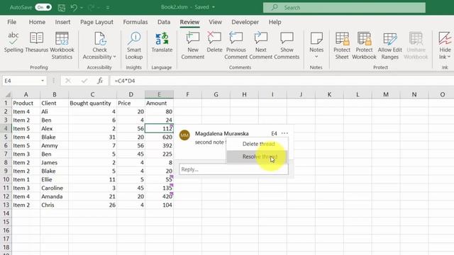 Excel Comments #5 How to Close Conversation смотреть онлайн