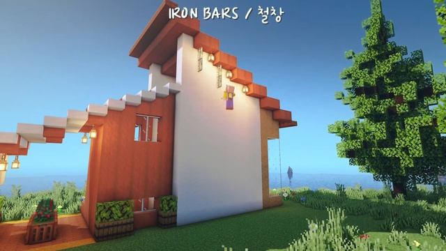 An Acacia Wooden House with Attractive Asymmetric Roofs | Minecraft House Tutorial 34 смотреть онлайн