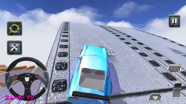 Extreme Sports Car Stunts 3D Car Games - Impossible Stunt Car Tracks 3D - Android Gameplay смотреть онлайн