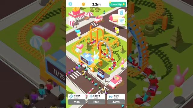 Idle RollerCoaster, теперь вы - хозяин американских горок смотреть онлайн
