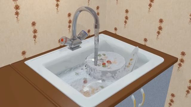 3D-анимация для проекта Безопасность в доме: Водопровод смотреть онлайн