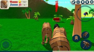 Симулятор тигра 3D #1 Кид встретил тигрицу и завел маленького тигренка в Tiger Simulator на пурумча