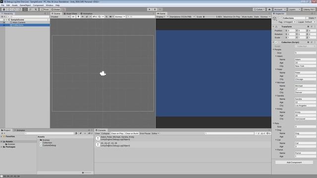 Debugging Arrays and Lists into one line in Unity3d and C# смотреть онлайн