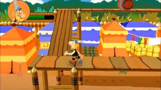 Asterix The Gallic War Gameplay 2 (the Roman fort) смотреть онлайн