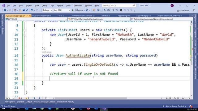 JWT token based authentication in ASP.NET Core Web API C# || Asp.Net Core 3.1, 3.0 || Web API JWT смотреть онлайн