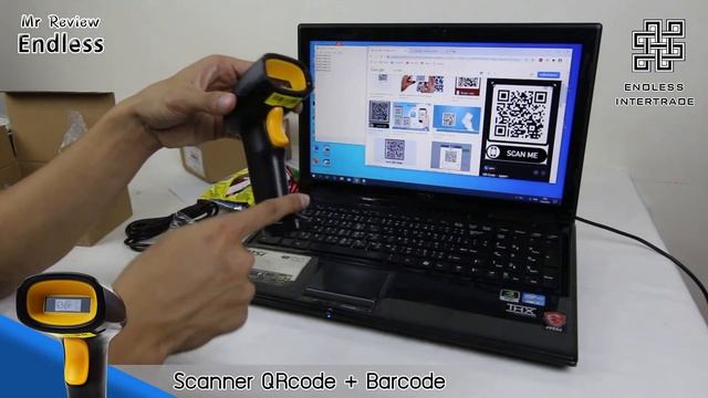 เครื่องอ่าน QRcode + Barcode Scanner Bluetooth (ใช้กับมือถือได้) รุ่น DL-B208/DL-W208/DL-X208 смотреть онлайн
