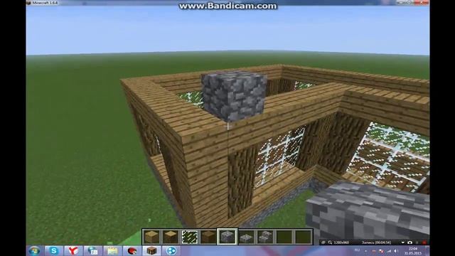 Как построить средний и уютный домик в minecraft (серия 1) смотреть онлайн