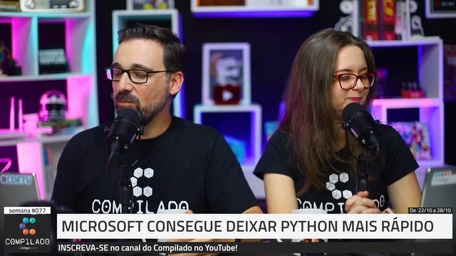 Microsoft consegue deixar Python mais rápido [Cortes do Compilado] смотреть онлайн