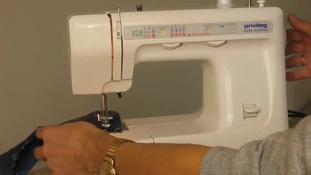 Privileg Super Nutzstich 1408 Nähmaschine Sewing Machine Швейная машина Test
