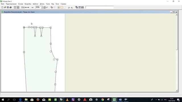 цельнокроеный пояс брюк, построение в Fittingly Sew смотреть онлайн