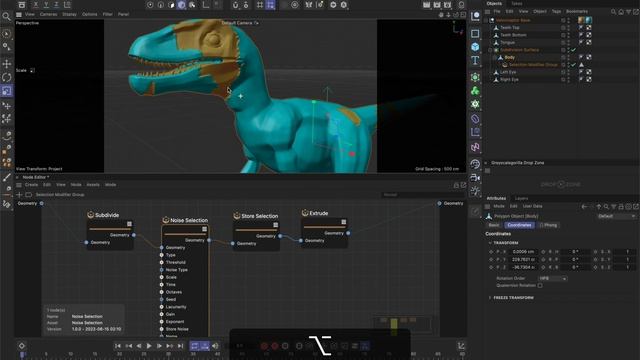 C4D Capsules and Nodes | Selection Modifier Group| PART 2 | Procedural Mesh Modifications | ENGLISH смотреть онлайн