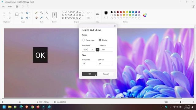 How to resize an image in Windows 11 with Paint (step by step) смотреть онлайн