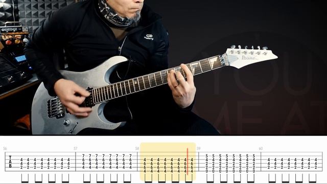 Poker face | You Me at Six | guitar cover +live tabs | E standard смотреть онлайн