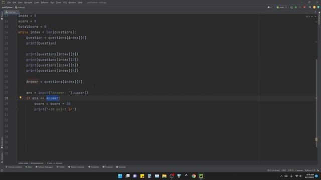 Simple Quiz Game with Python смотреть онлайн