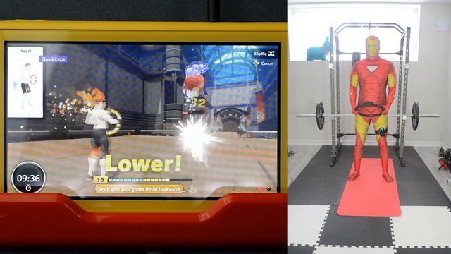 Ring Fit Adventure Gameplay on the Nintendo Switch LITE смотреть онлайн