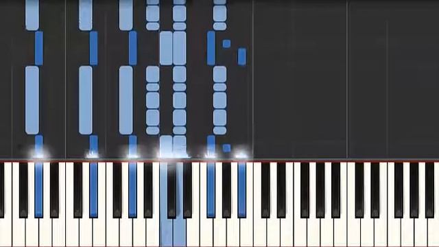 El tempul - Flamenco Piano Solo synthesia Tutorial смотреть онлайн