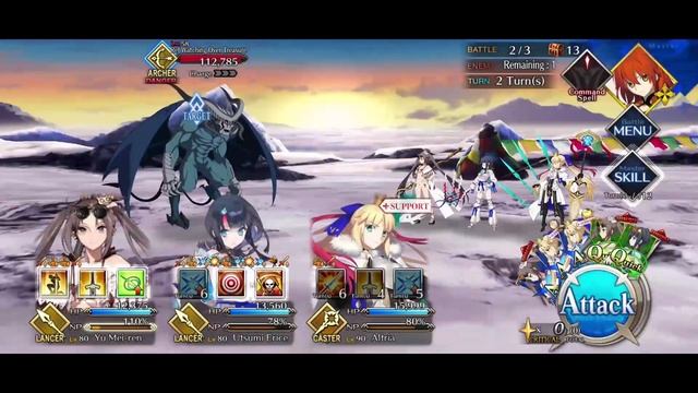 [FGO NA] Christmas 2022 Level 90 + Node 3 turn by Erice and Summer Yu смотреть онлайн