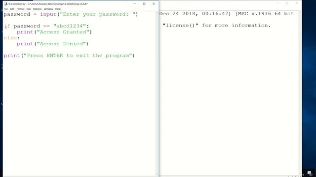 Python - L3 - Selection - IF-ELIF-ELSE - intro смотреть онлайн