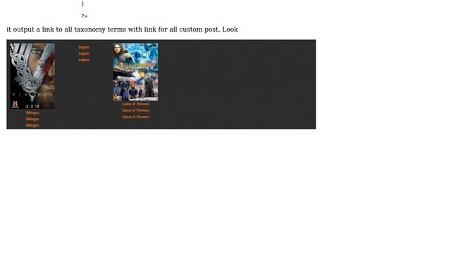 Wordpress: Output assigned custom taxonomy to custom post type смотреть онлайн