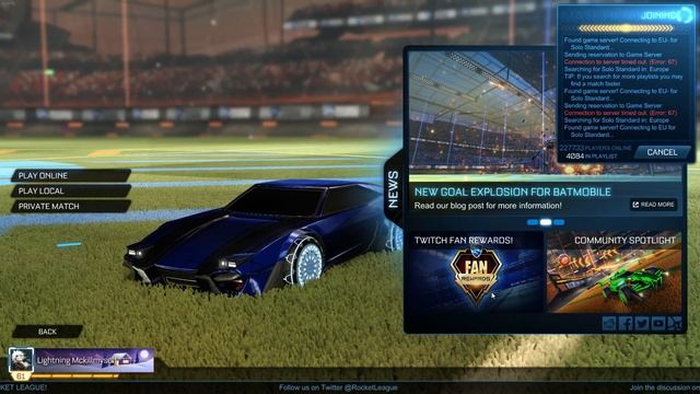 Rocket league error 67, game freeze смотреть онлайн