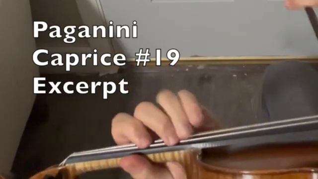 Paganini Caprice #19 Excerpt смотреть онлайн