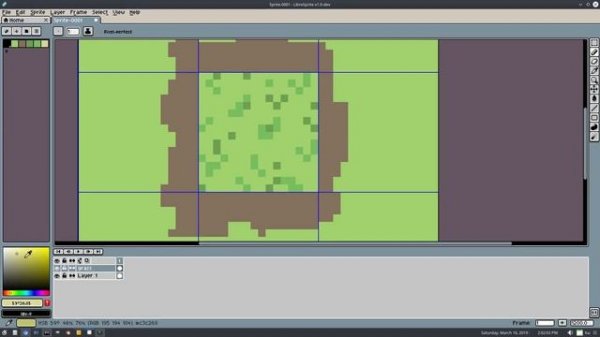 Pixel Art Tutorial - How to make Pixel Grass Tiles