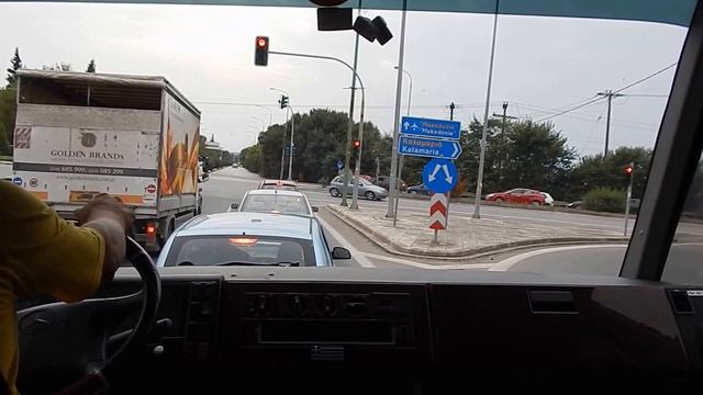 Дорога в аэропорт "Македония" г.Салоники Греция смотреть онлайн