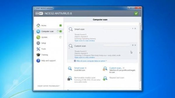 ESET NOD32 Antivirus 8 Install and settings