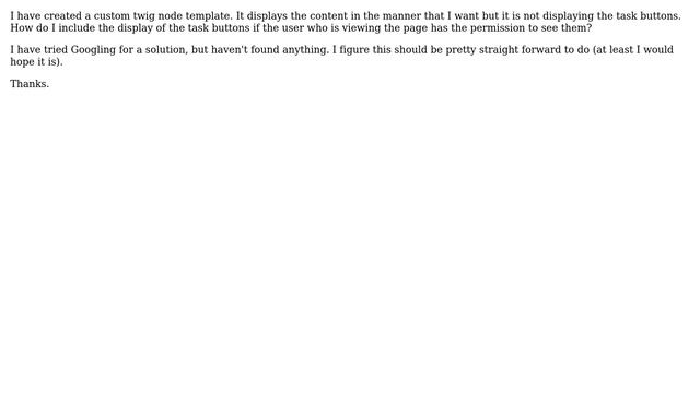 Drupal: How to include task links in twig node template? смотреть онлайн
