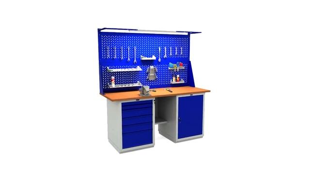 Верстаки столярные и слесарные WS Практик смотреть онлайн