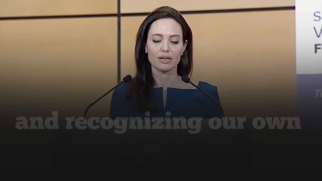 ENGLISH SPEECH | ANGELINA JOLIE: What We Stand For? (English Subtitles)
