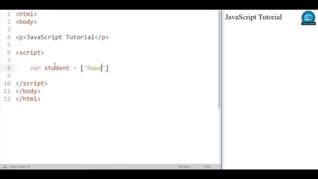 How to Use JavaScript Arrays - A Quick Html Tutorial смотреть онлайн