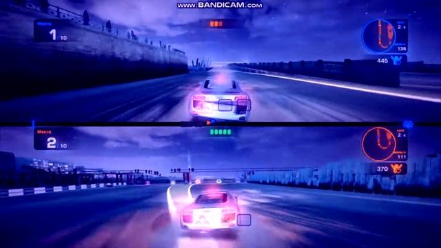 Blur (игра в режиме "Разделенный экран"), 2 игрока(4 возможных) смотреть онлайн