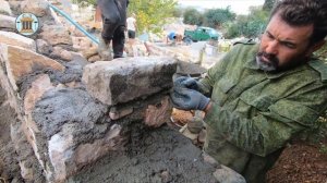 Кладка дикого камня для забора или дома. Мастер-класс