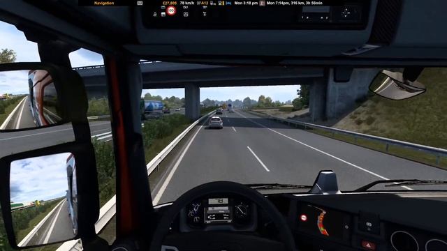 Chaos On The Highway ETS 2 - Renault T High Open pipe - Gijon-Guarda смотреть онлайн