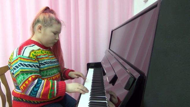 Ю. Весняк "Полька". Исполняет Артиева Ульяна. Концерт для родителей. смотреть онлайн