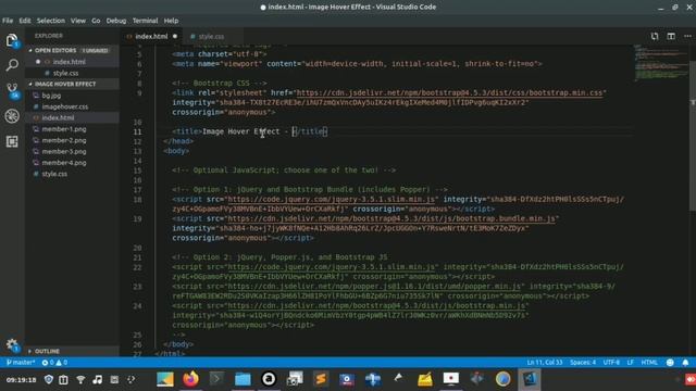Membuat Image Hover Effect - Bootstrap & Library CSS смотреть онлайн