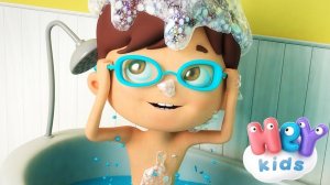 Lave as mãos - Música de banho | HeyKids - Musica Infantil