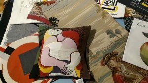 Тканые картины и гобелены, картины из ткани и ниток