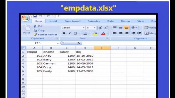 What is a Dataframe and How a Dataframe can be created using pandas and xlrd package in Python